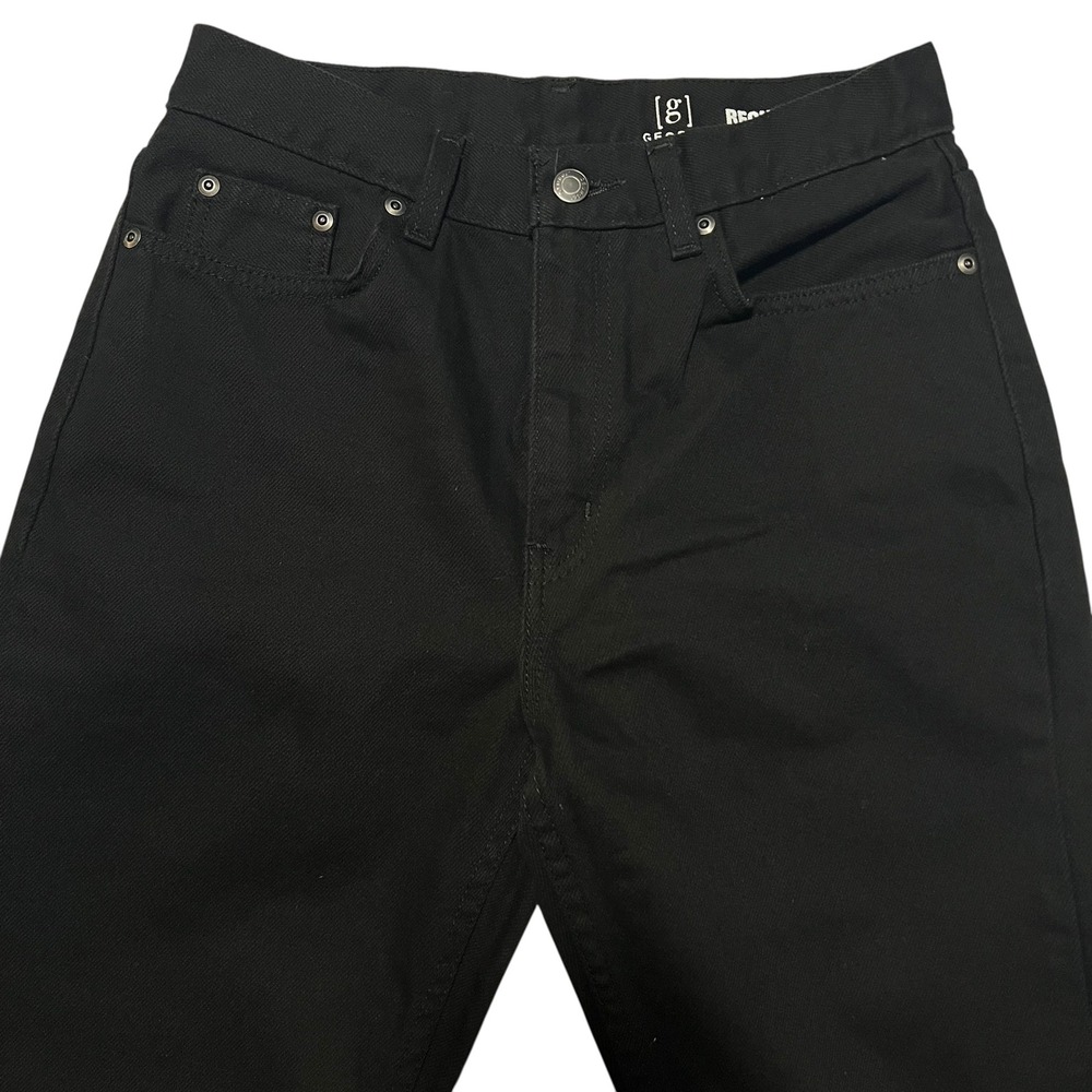 George Regular Fit Jeans Black‎ Denim 100% Cotton Men's 29x32 Pockets Straight
